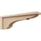 Ekena Millwork 3"W x 18"D x 6"H Thin Bryant Rough Cedar Woodgrain TimberThane Corbel, Primed Tan CORUR03X18X06BRYRCPR - alternate 1